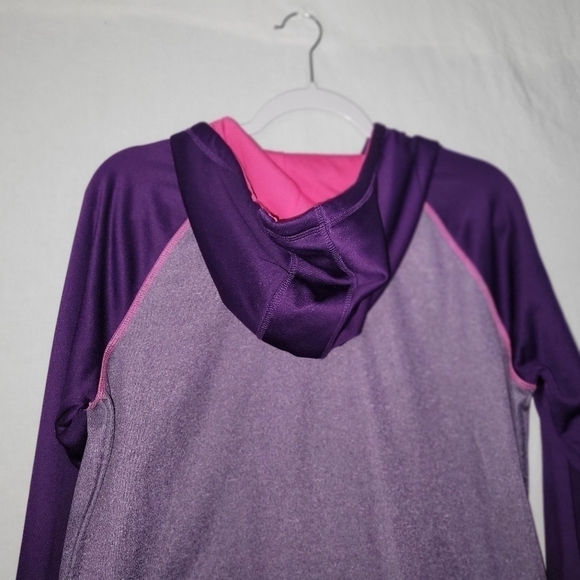 Danskin now Womens Large purple/pink pullover kangaroo pocket - Picture 5 of 7